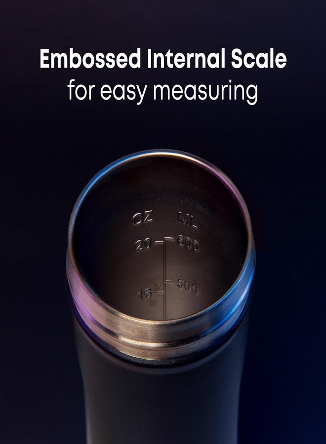 Smartshake Insulated Stainless Steel Blender Shaker Cup for Protein Mixes, Shakes and Pre Workout – 750ml 25oz Double-Walled Vacuum Insulated Water Bottle for Cold Drinks – BPA-Free (Dusty Plum) - Image 4